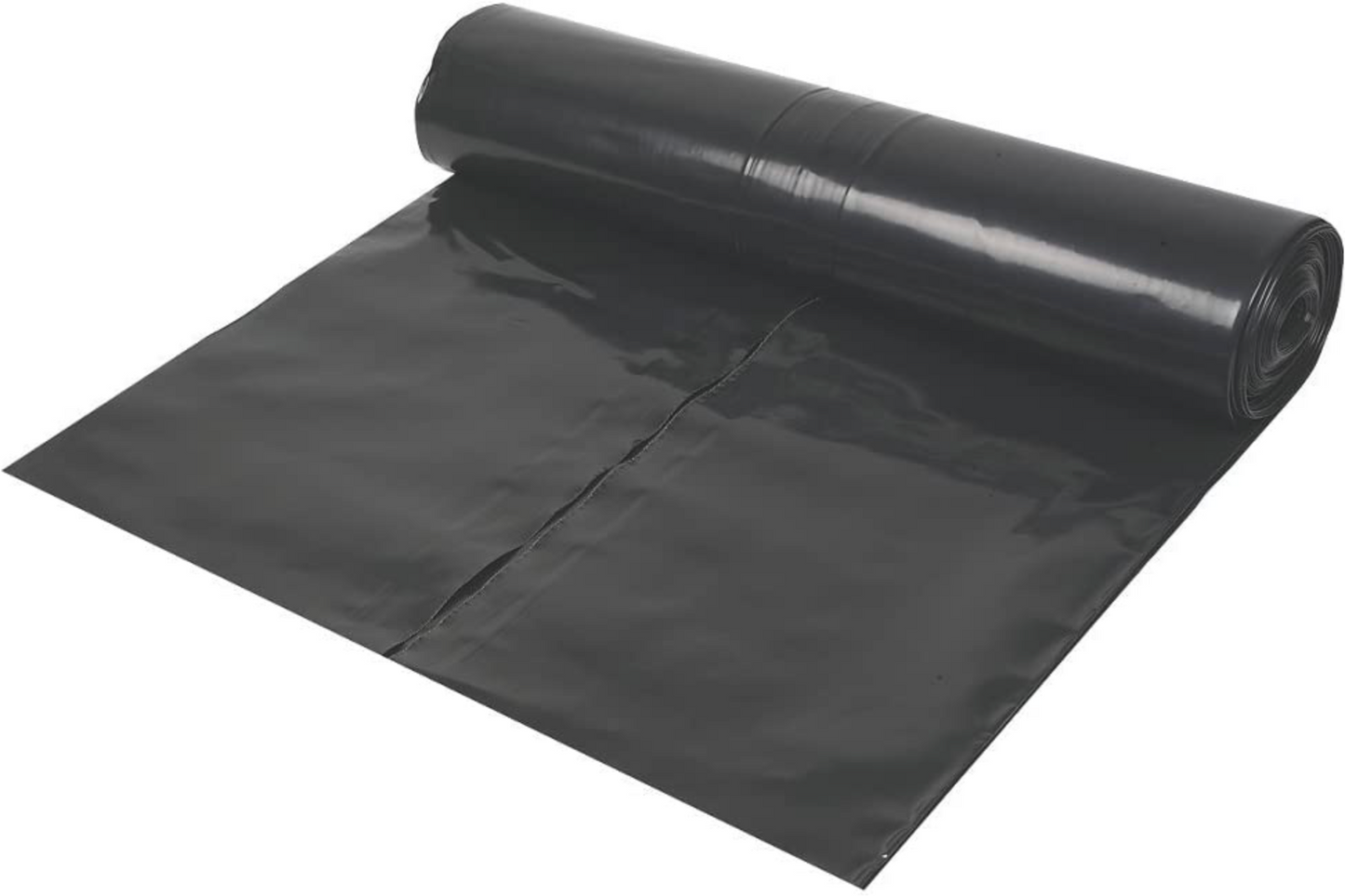 4 X 25M 250mu BBA BLACK POLYTHENE 1000GA