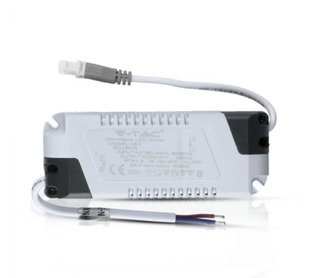 18W Dimmable Driver for Round LED Panel