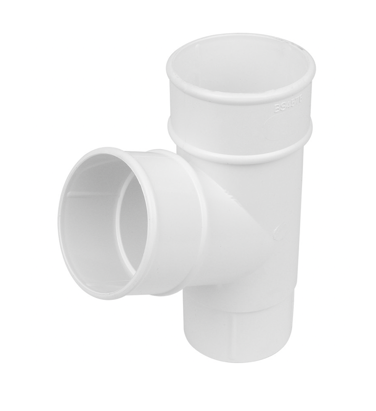 68MM ROUND 67.5 DEGREE BRANCH WHITE