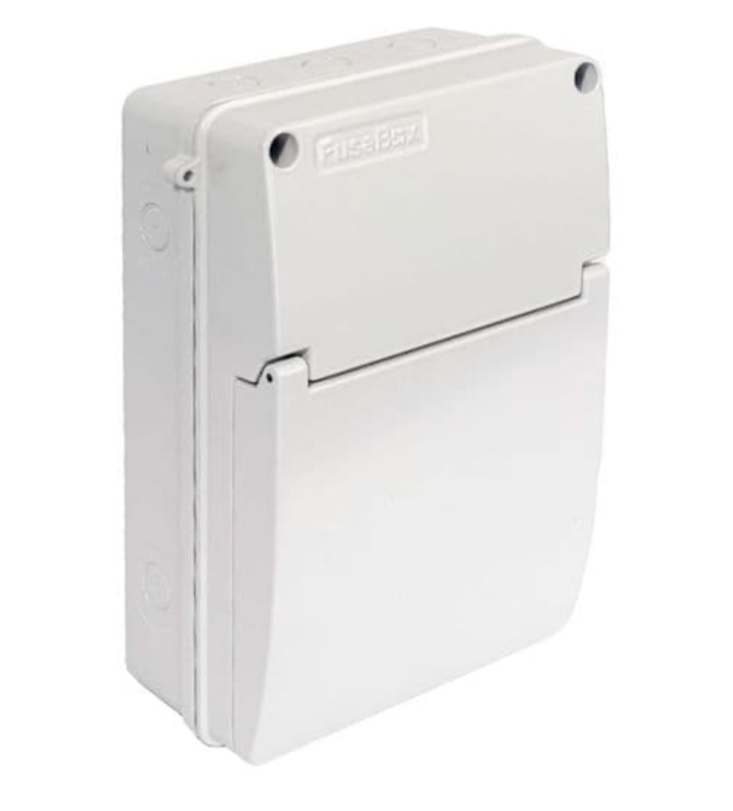FUSEBOX A65E06MWH White IP65 6Module Consumer Unit