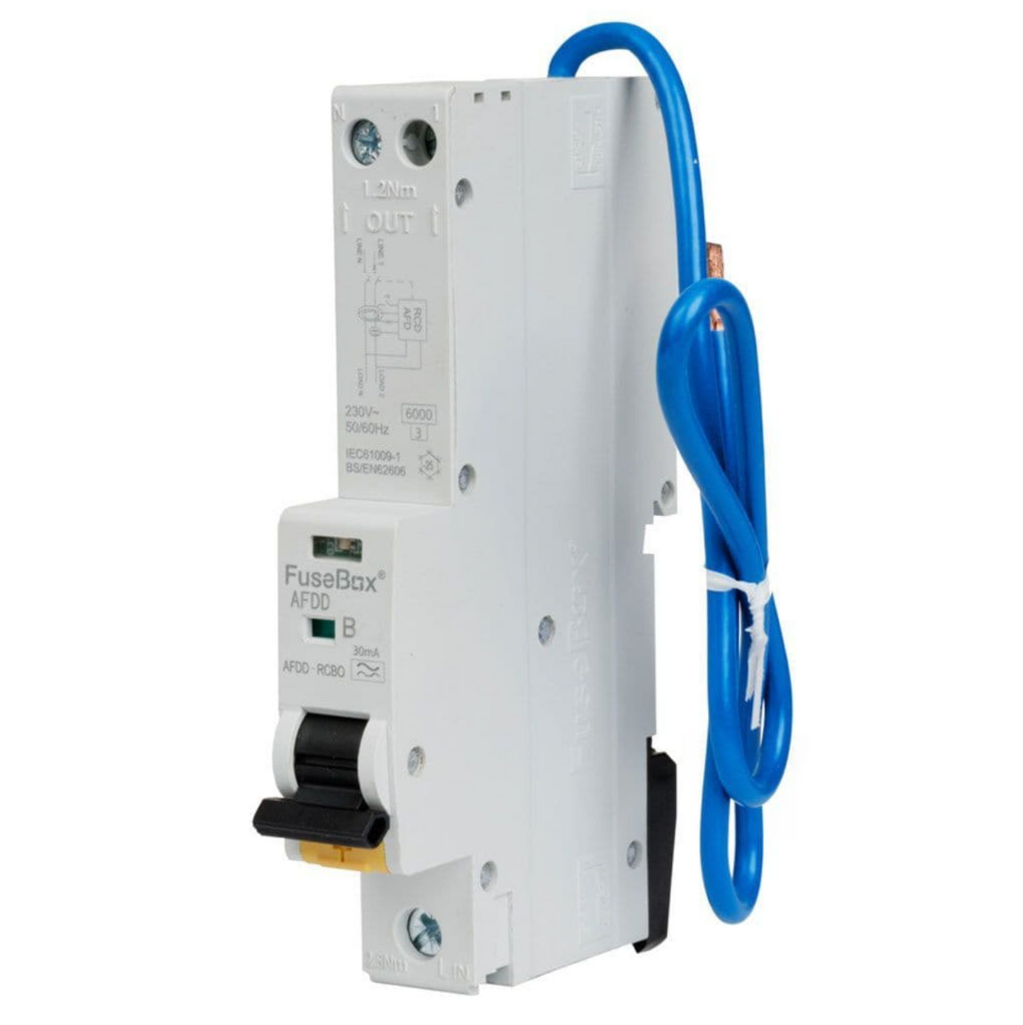 FuseBox 20amp AFDD RCBO 30mA AFDD062030B