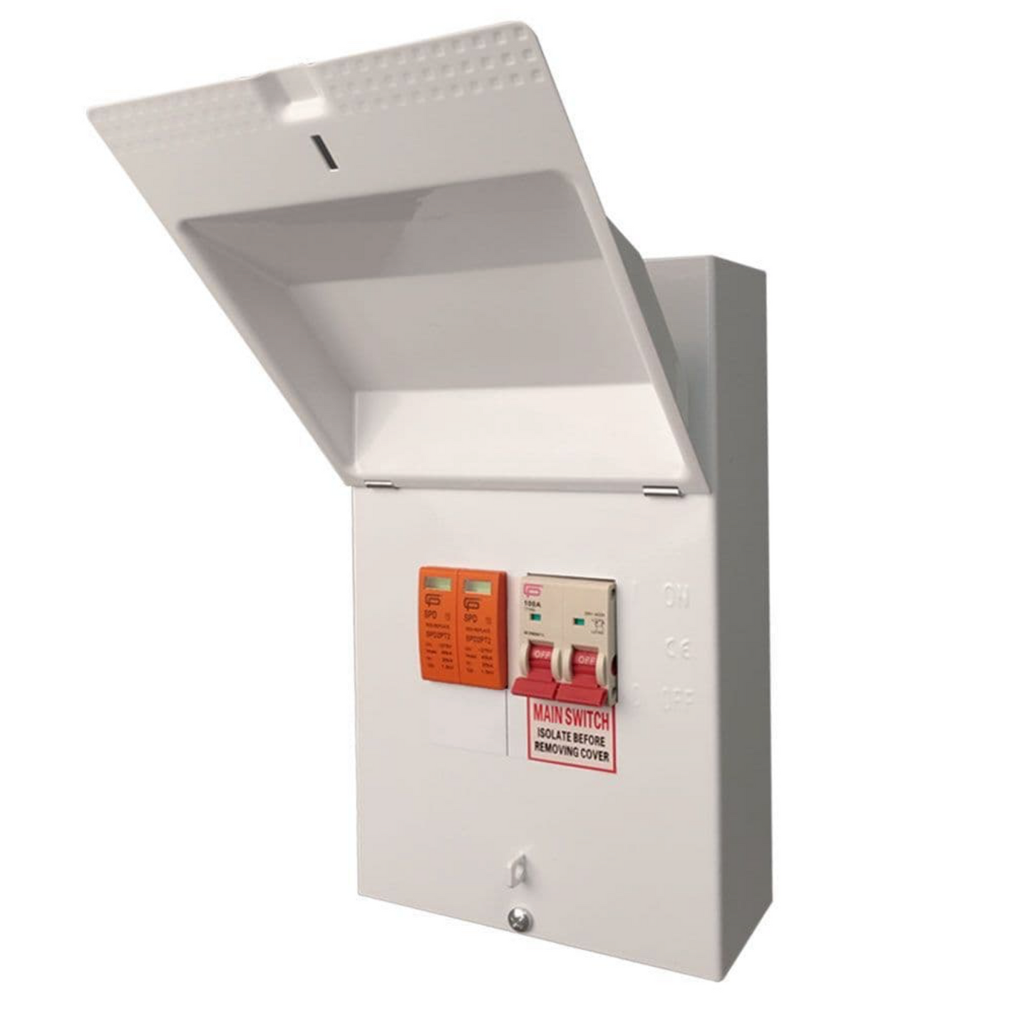 FuseBox F1M2SPD Inline SP Unit with 100A Main Switch