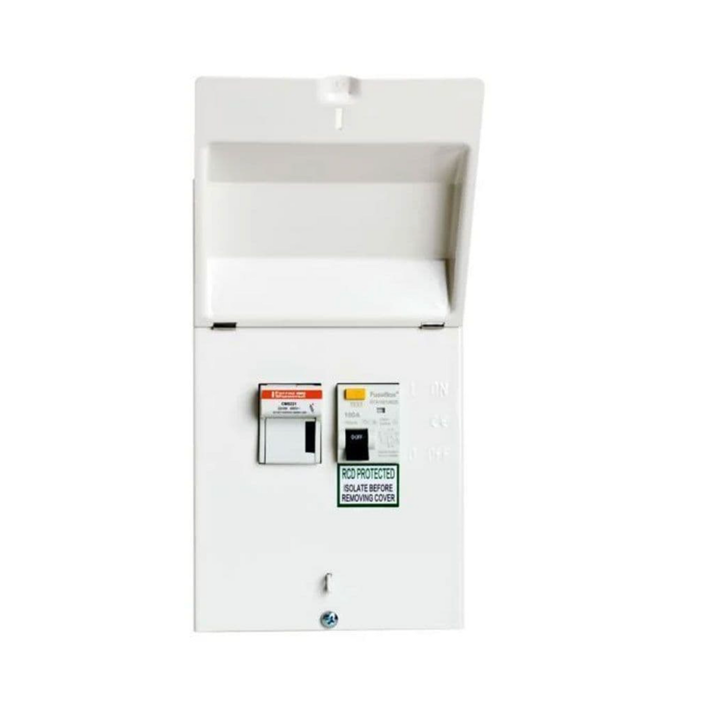 FuseBox 100A Type A TimeDelay RCD Single PF Isolat
