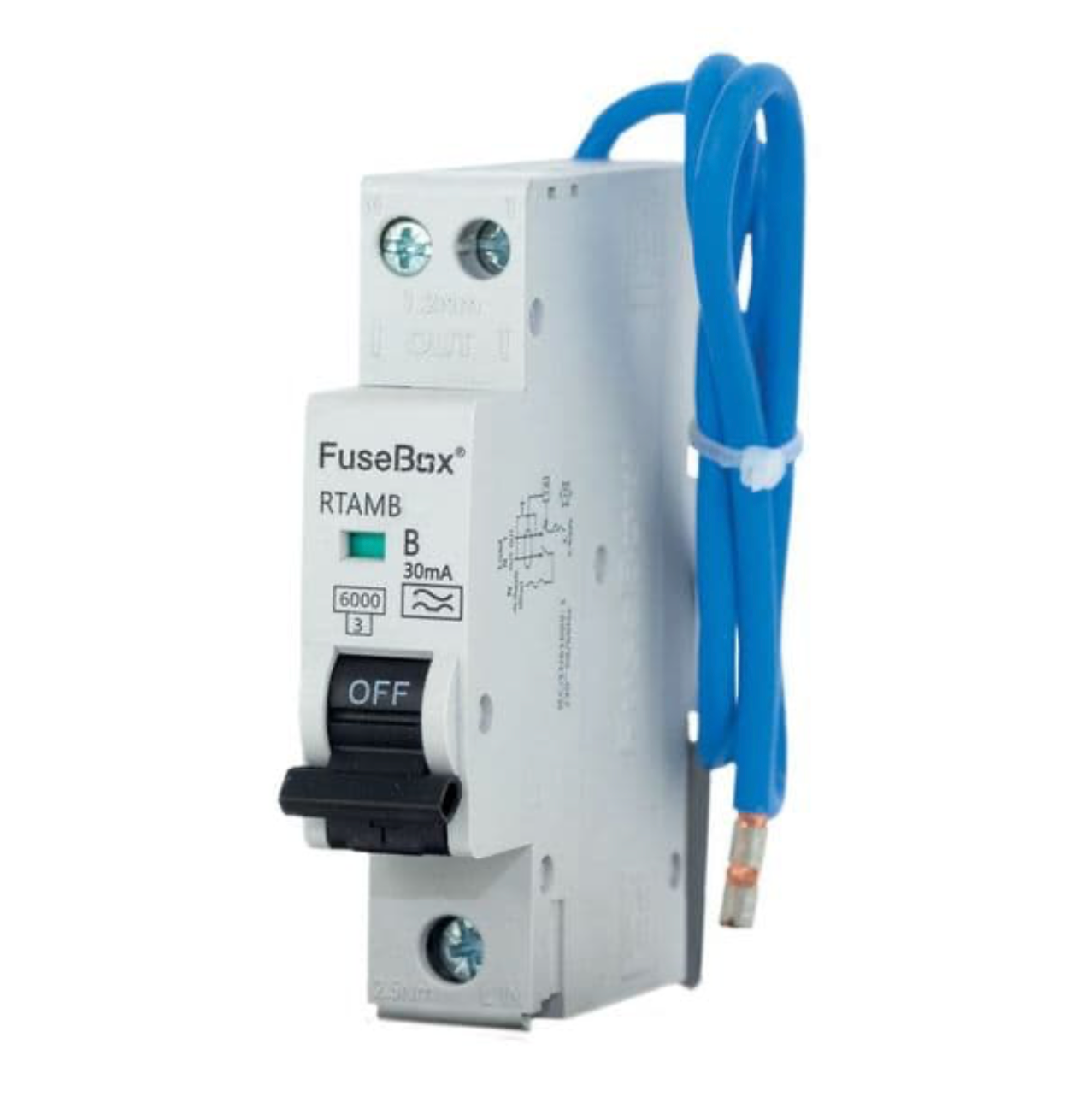 FuseBox 32amp Mini RCBO Type A B Curve RTAMB32