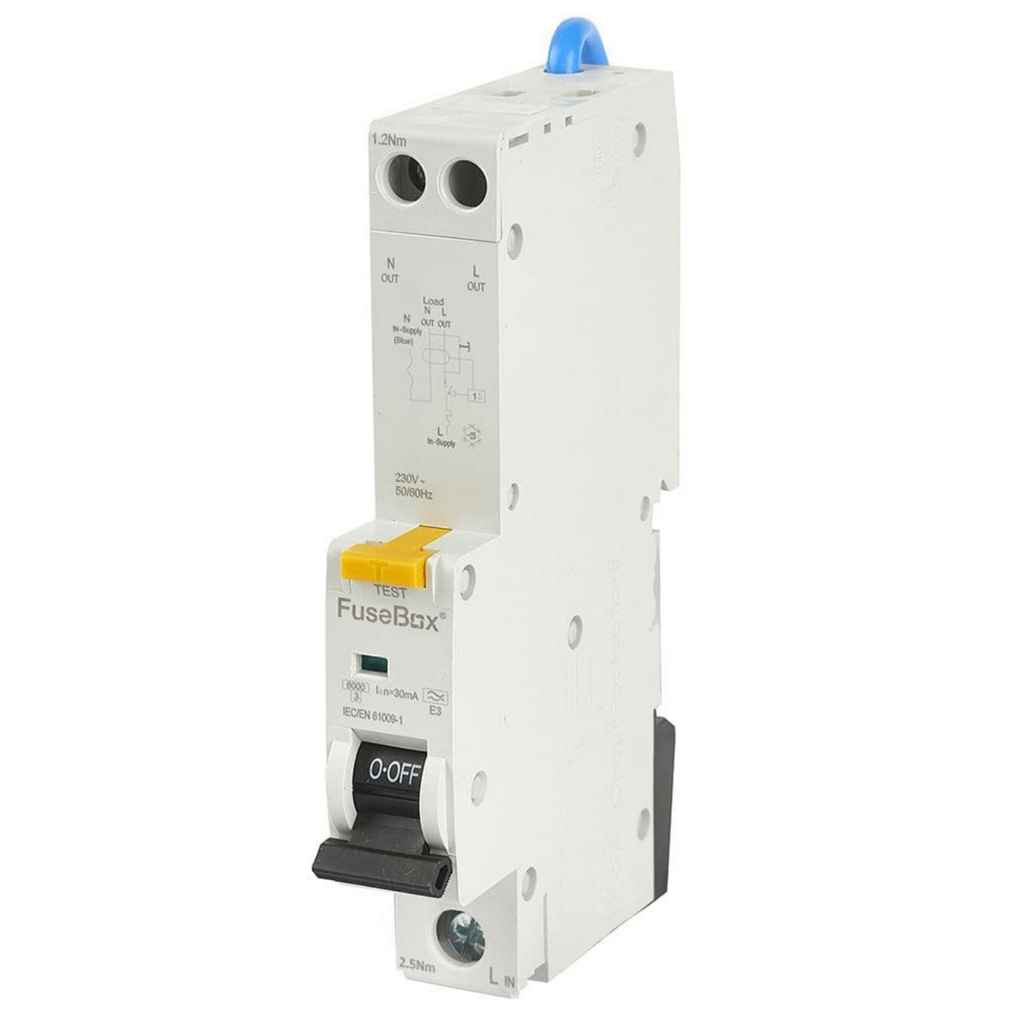 FuseBox RCBO 16amp Type A - B Curve RTA061630B