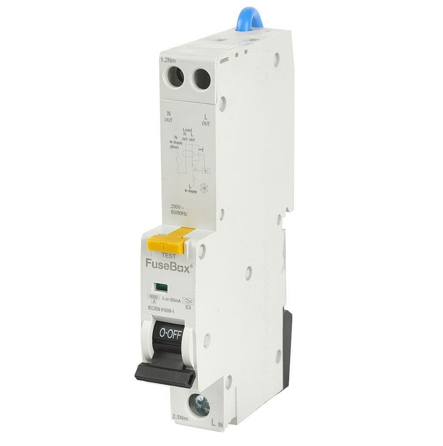FuseBox RCBO 20amp Type A - B Curve RTA062030B