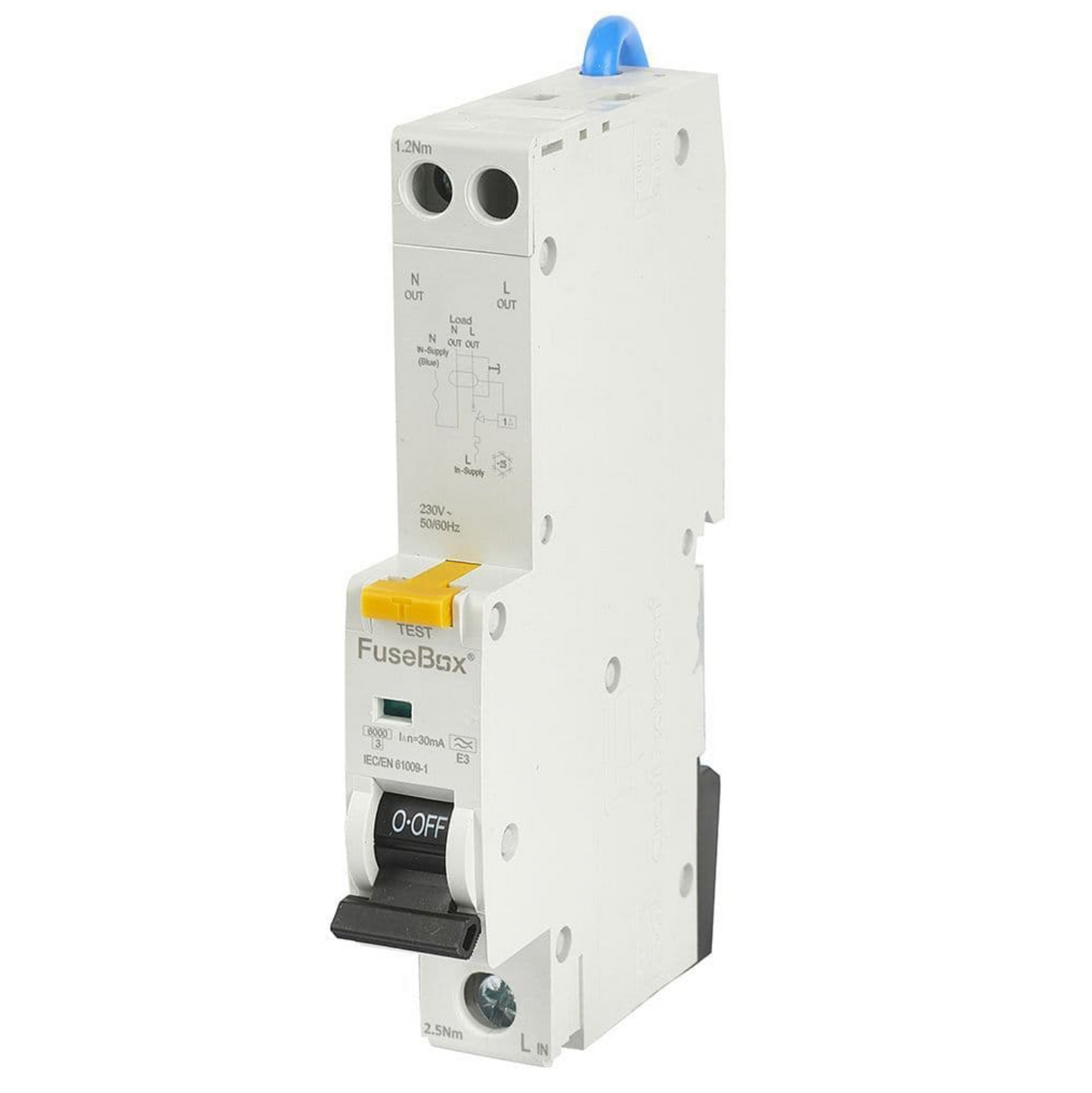 FuseBox RCBO 6amp Type A - B Curve RTA060630B