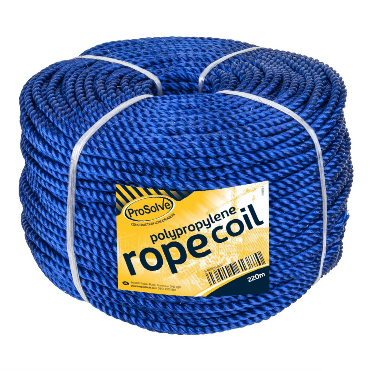 PROSOLVE POLYPROPYLENE ROPE COIL 8MM X 220M
