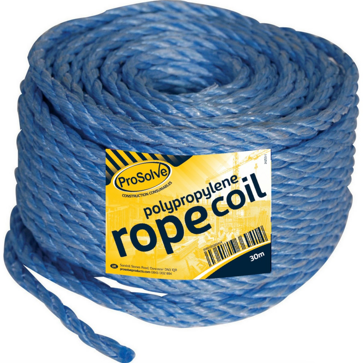 PROSOLVE POLYPROPYLENE ROPE COIL 8MM X 30M