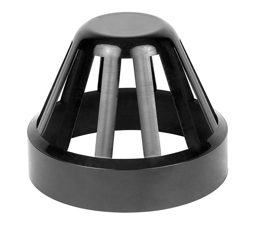 SOLVENT SOIL VENT TERMINAL BLACK