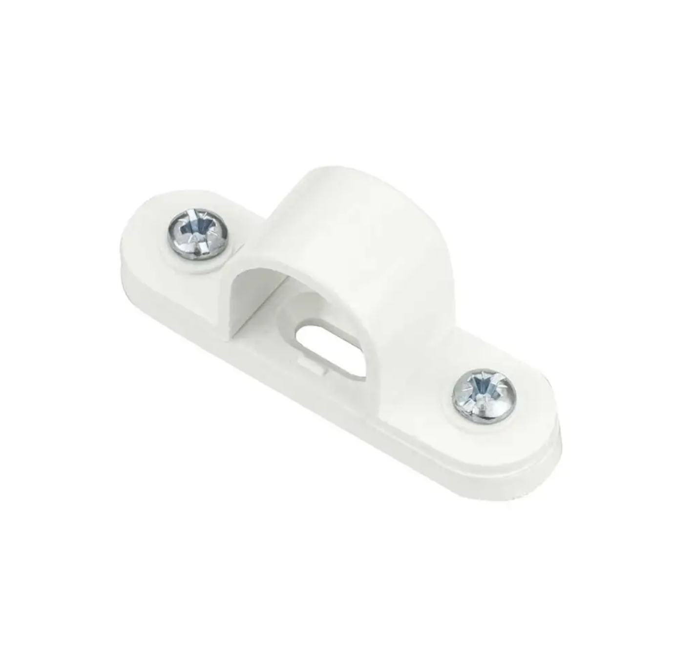 SPACER BAR SADDLE 20MM PLASTIC, WHITE