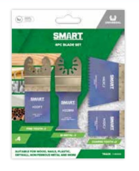 SMART Trade 4 Piece Multi-Tool Accessory Kit