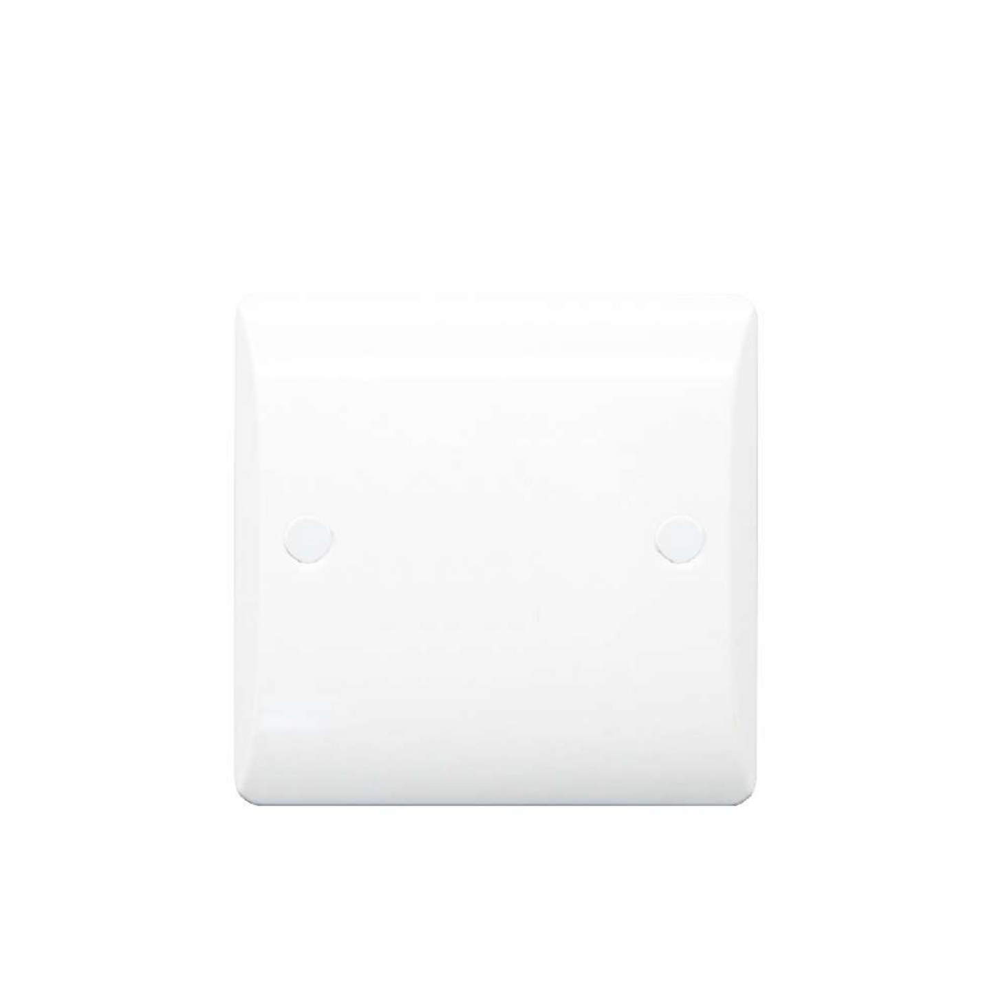 Thrion High Quality Slimline White 1G Blank Plate