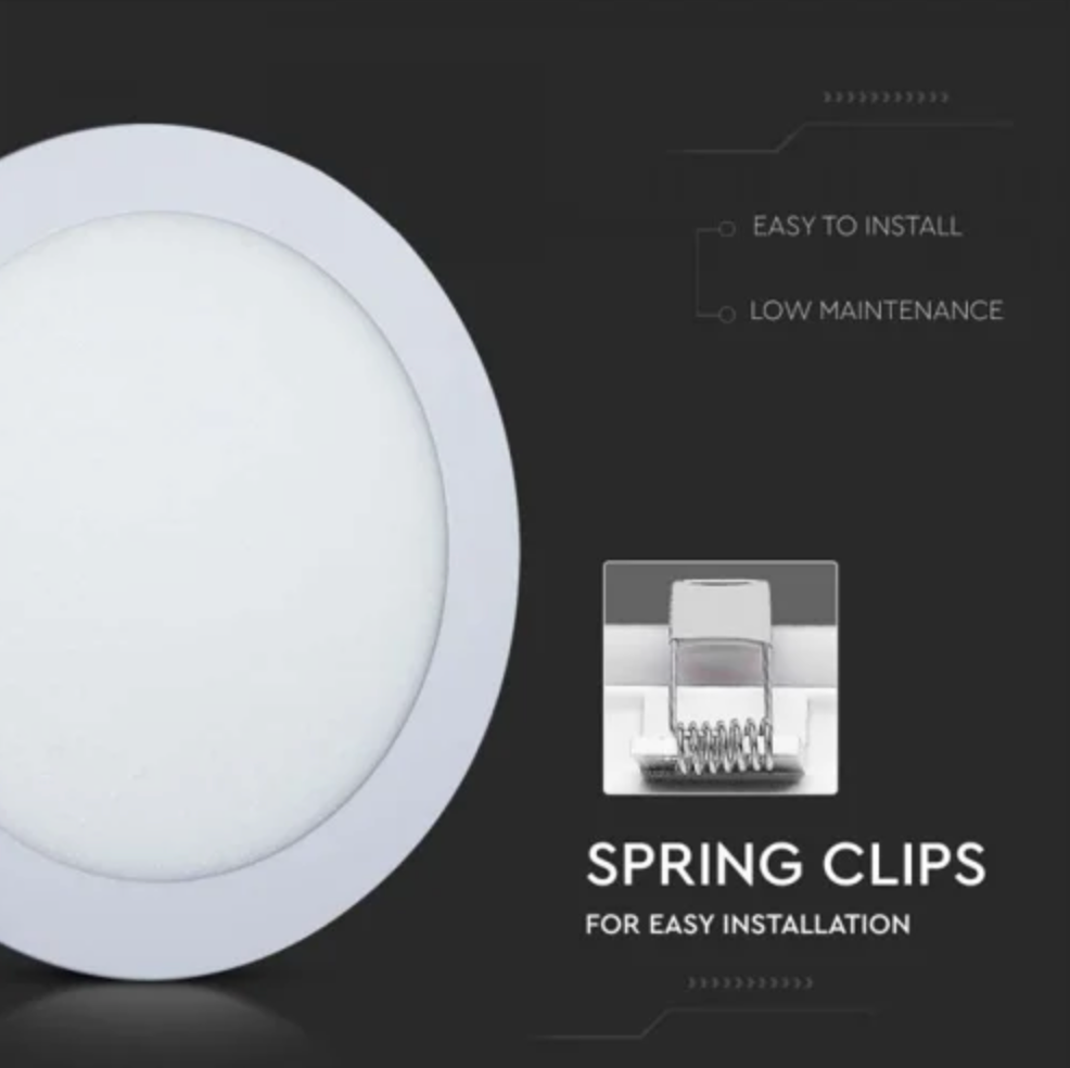 VT61118 18W LED Mini Panel 3 in 1 Round CCT