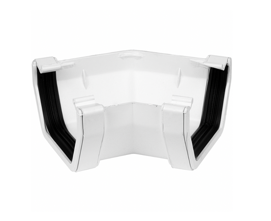 114MM SQUARE 135 DEGREE ANGLE WHITE