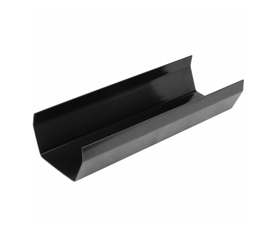 114MM SQUARE 4M GUTTER BLACK