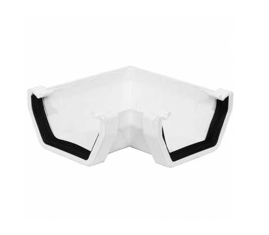 114MM SQUARE 90 DEGREE ANGLE WHITE