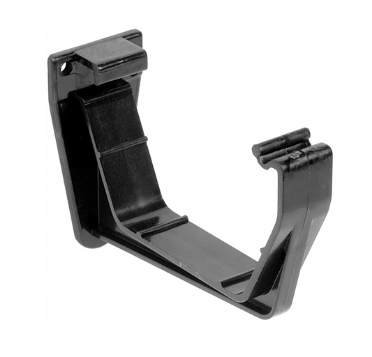 114MM SQUARE FASCIA BRACKET BLACK