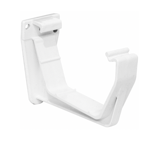 114MM SQUARE FASCIA BRACKET WHITE