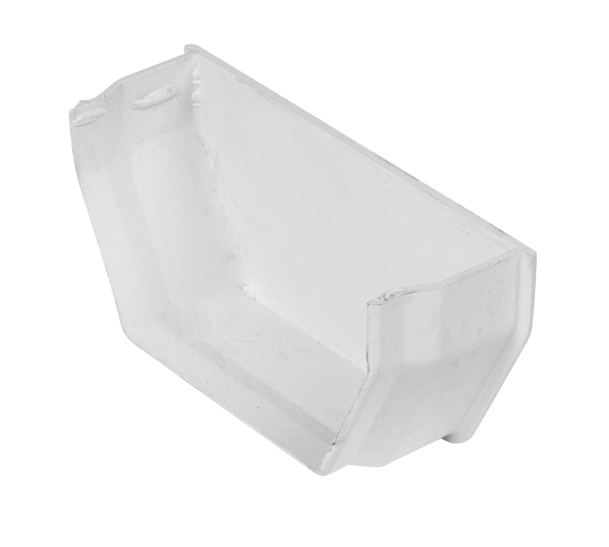114MM SQUARE INTERNAL STOPEND WHITE