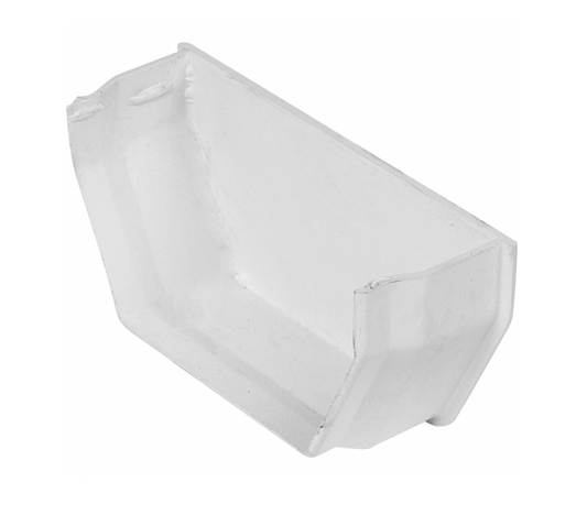 114MM SQUARE INTERNAL STOPEND WHITE