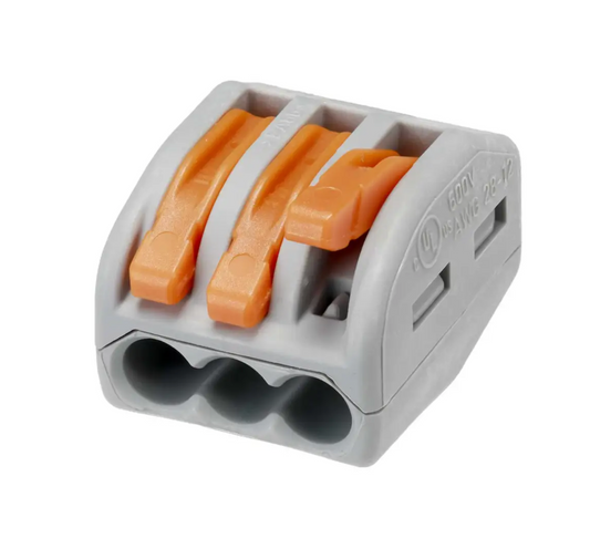 WAGO 3 WAY 222 SERIES LEVER SPLICING CONNECTORS 50