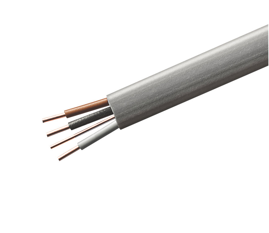 Three Core and Earth Cable 1.5mm Grey 16 Amps 50m
