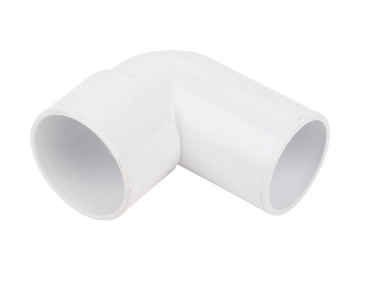 50MM SOLVENT WASTE SPIGOT 90 DEG WHITE