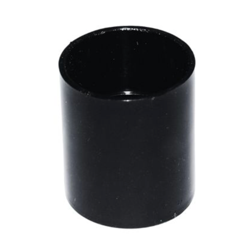 40MM SOLVENT WASTE COUPLER BLACK