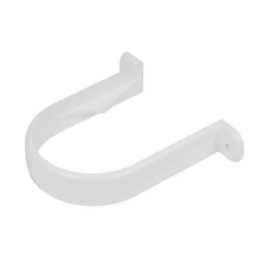 68MM ROUND DOWNPIPE CLIP WHITE