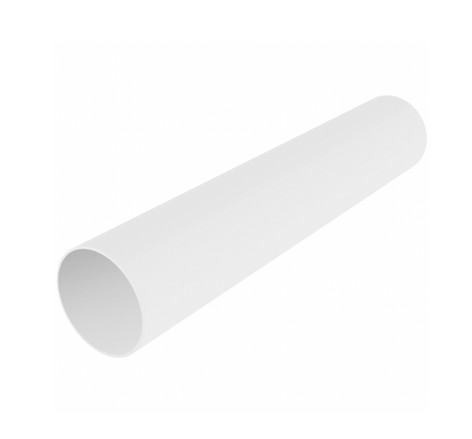 68MM ROUND DOWNPIPE - 2.5M WHITE