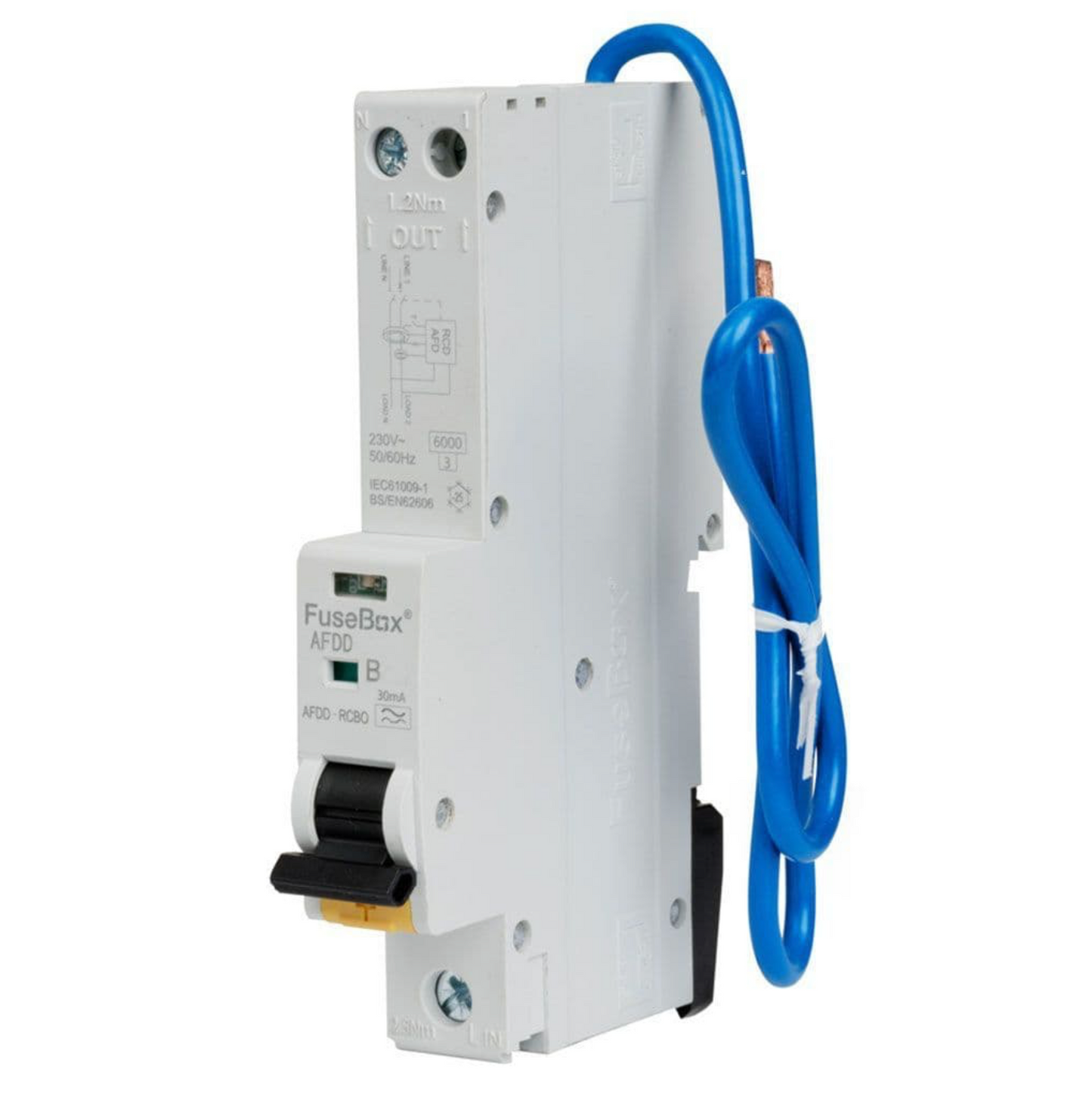 FuseBox 16amp AFDD RCBO 30mA AFDD061630B