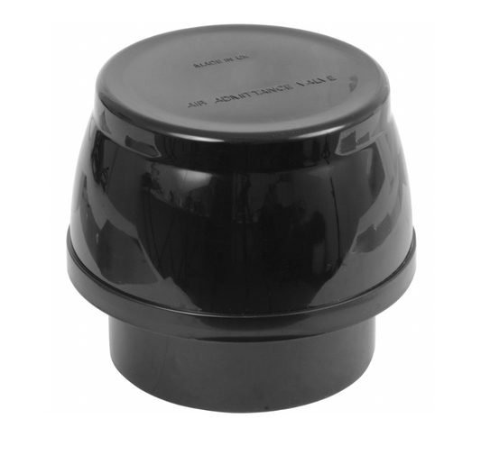 AIR ADMITTANCE VALVE (PUSH FIT) BLACK