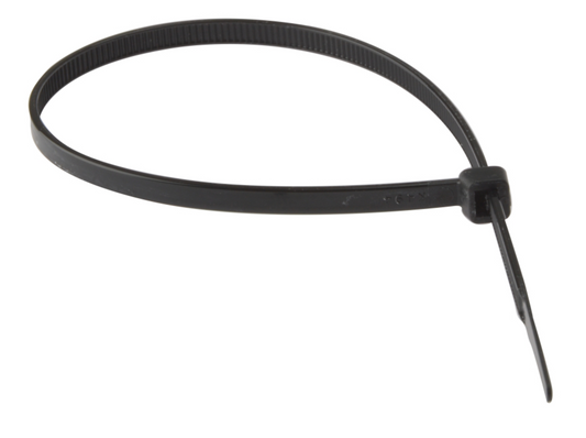 BLACK CABLE TIES 300 X 4.8MM