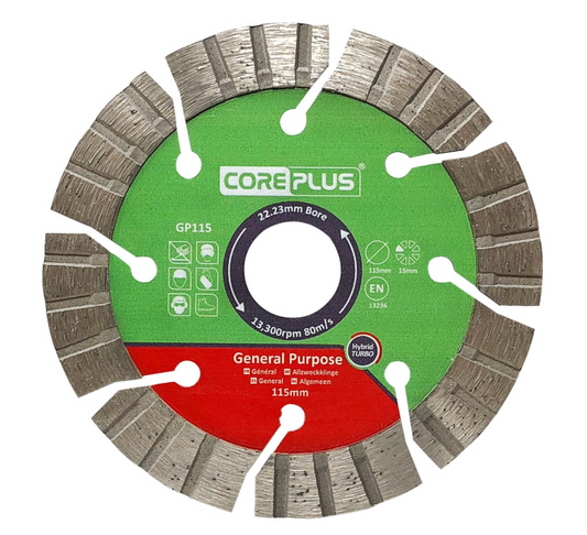 CorePlus Diamond Blade 115mm Each General Purpose