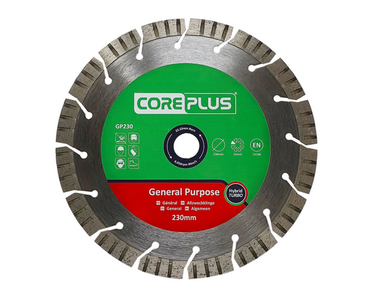 CorePlus Diamond Blade 230mm Each General Purpose