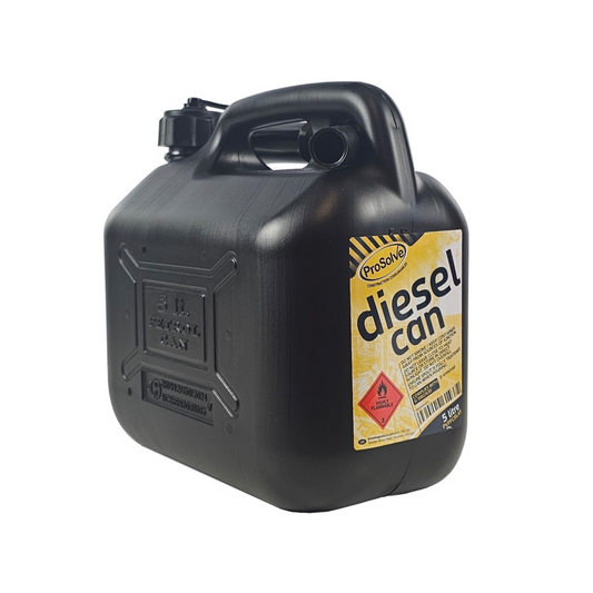 PROSOLVE PLASTIC FUEL CAN BLACK 5L