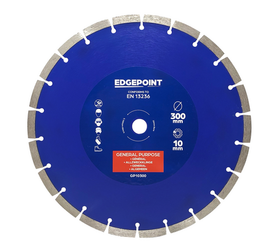 Edgepoint Diamond Blade 300mm Each GP Set 10mm