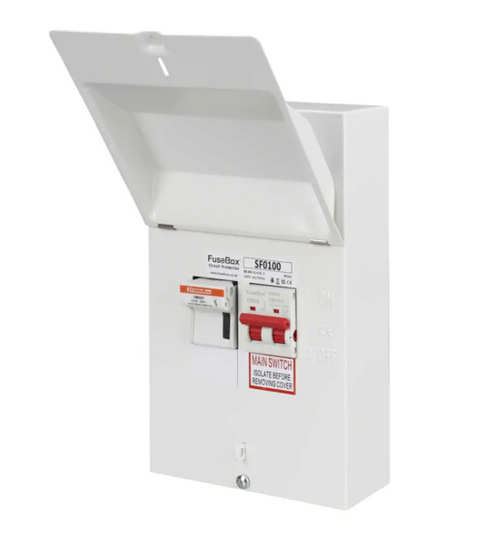 FUSEBOX 100A SP+N SINGLE POLE FUSED ISOLATR SWITCH