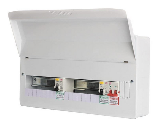 FUSEBOX F2017DA 17Way Dual 80A TypeA RCD Cons Unit
