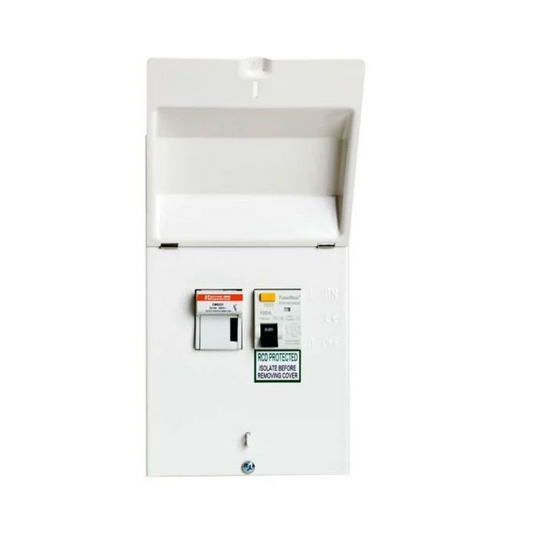 FuseBox 100A Type A TimeDelay RCD Single PF Isolat