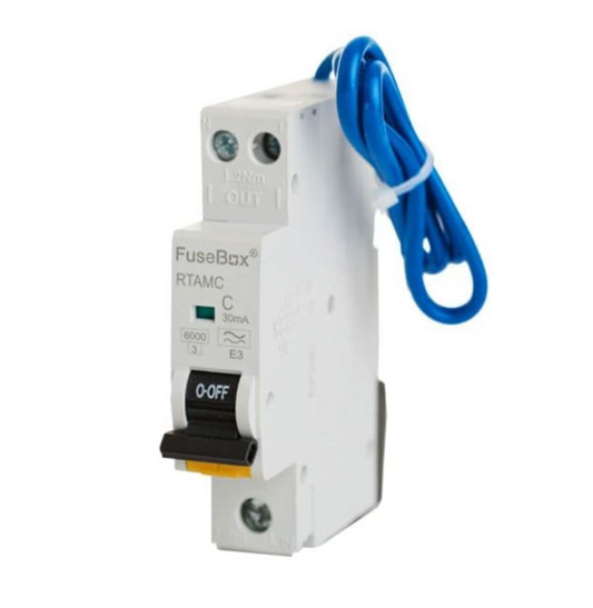 FuseBox 6amp Mini RCBO Type A C Curve RTAMC06