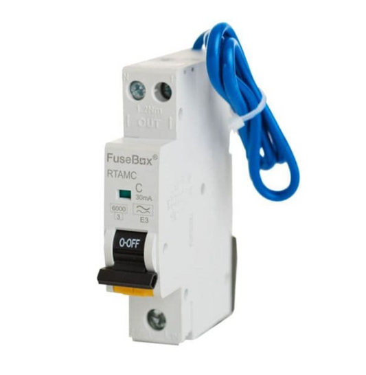 FuseBox 25amp Mini RCBO Type A C Curve RTAMC25