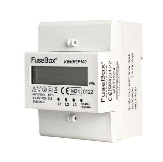 FuseBox KWHNP3100 Three Phase kWh Meter