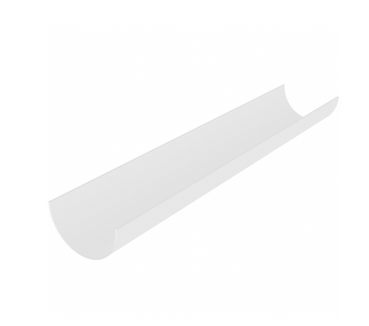HALF ROUND 112MM 4M GUTTER WHITE
