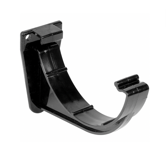 HALF ROUND FASCIA BRACKET BLACK