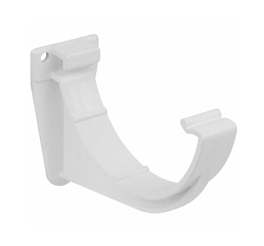 HALF ROUND FASCIA BRACKET WHITE