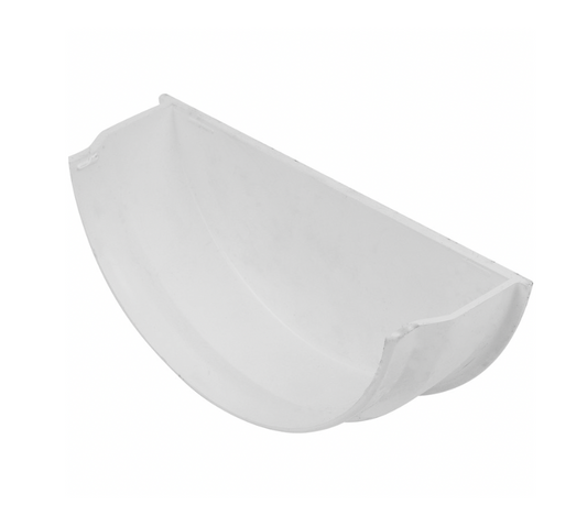 HALF ROUND INTERNAL STOPEND WHITE