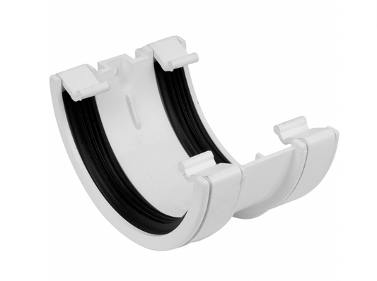 HALF ROUND UNION BRACKET WHITE