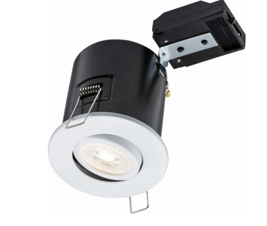 MLA 230V Tilt GU10 Fire-Rated Downlight W VFCTW